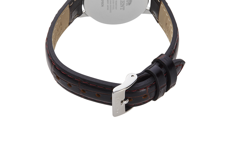 ORIENT: Quartz Contemporary Watch, Leather Strap - 30.0mm (RF-QA0008S)