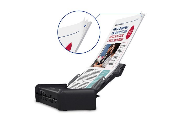 WorkForce ES-200 Portable Duplex Document Scanner with ADF - Certified ReNew