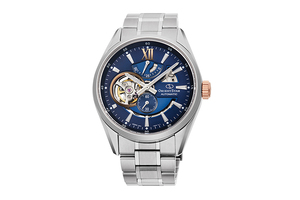 ORIENT STAR: Mechaniczny Nowoczesny Zegarki, Metalowy Pasek - 41.0mm (RE-AV0116L) Ograniczony