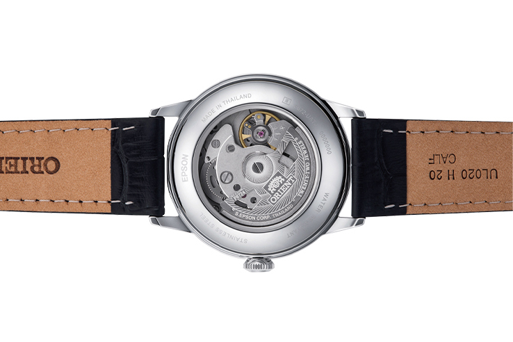 RA-AC0M03S | ORIENT: Mechanical Classic Watch, Leather Strap