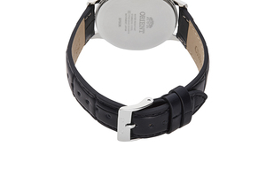 ORIENT: Quartz Contemporary Watch, Leather Strap - 39.0mm (RF-QD0004B)