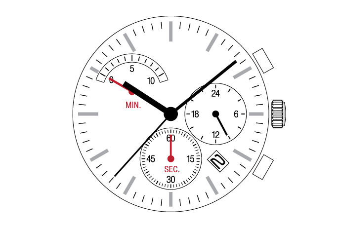 MUSCLE MOVEMENT  Chronograph  VR3G