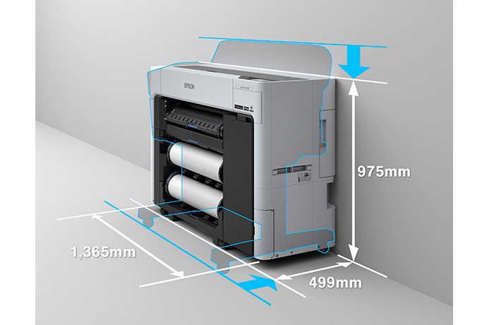 Impresora SureColor T3770DR CAD/ Técnica de Doble Rollo y Formato Ancho de 24”