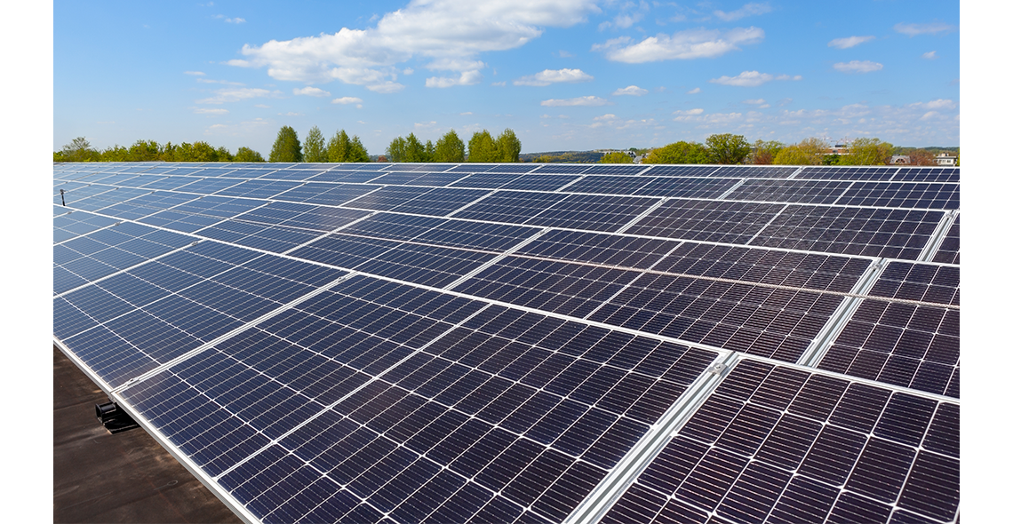 Solar Panels on rooftop