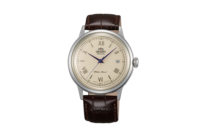 Orient: Mecánico Clásico Reloj, Cuero Correa - 40.5mm (AC00009N)