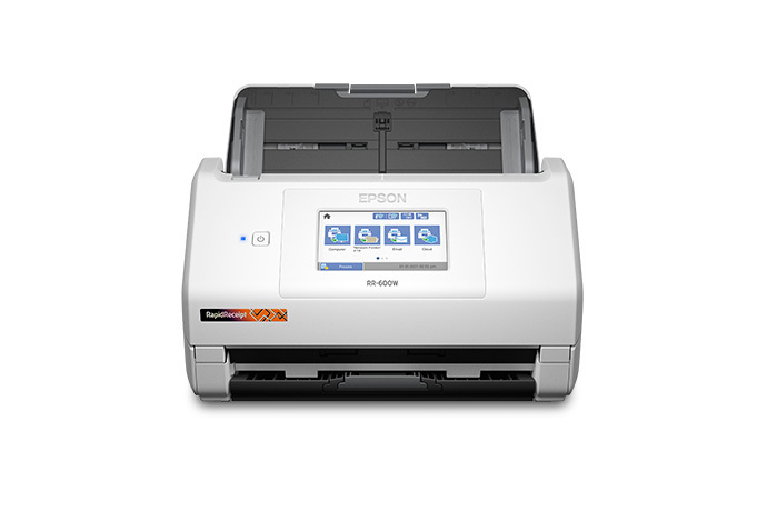 RapidReceipt<sup>&reg;</sup> RR-600W Wireless Duplex Touchscreen Desktop Receipt and Color Document Scanner