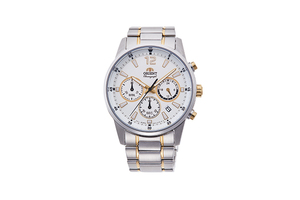 ORIENT: Quartz Sports Watch, Metal Strap - 42mm (RA-KV0003S)