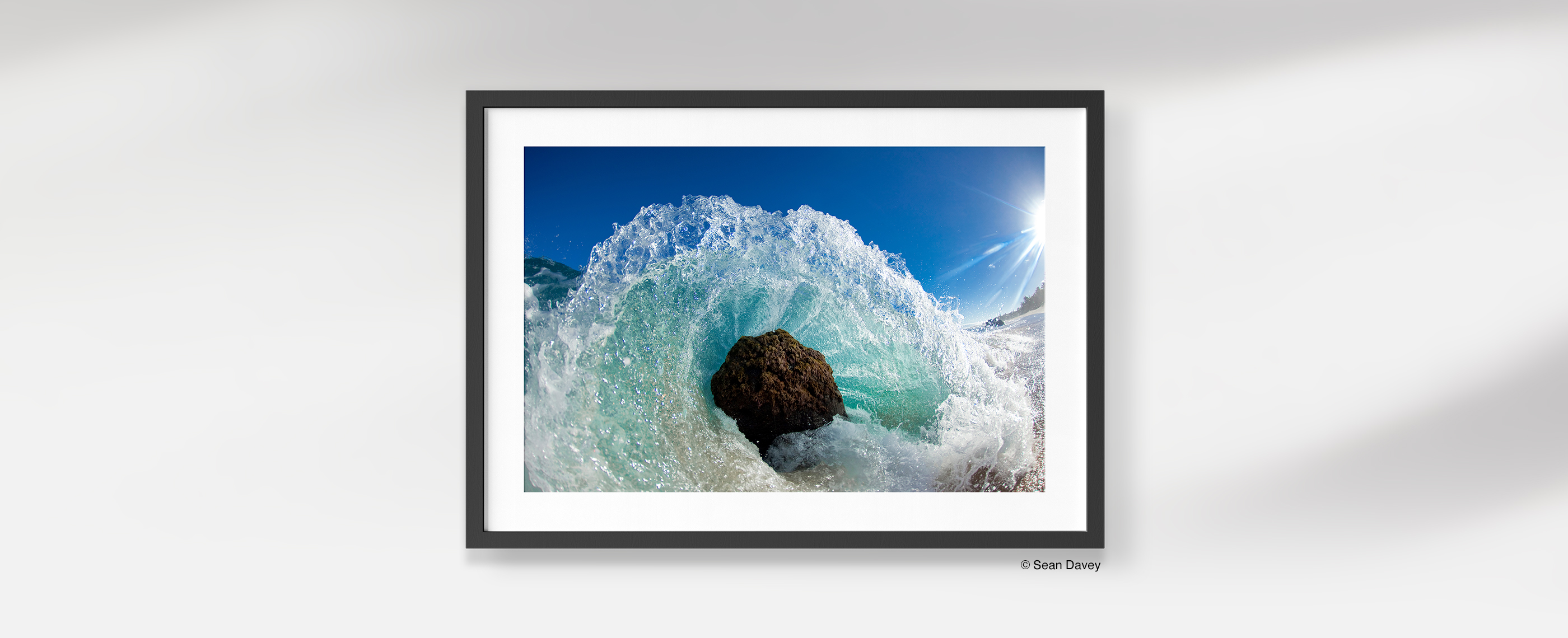 Framed art print, photo copyright Sean Davey.