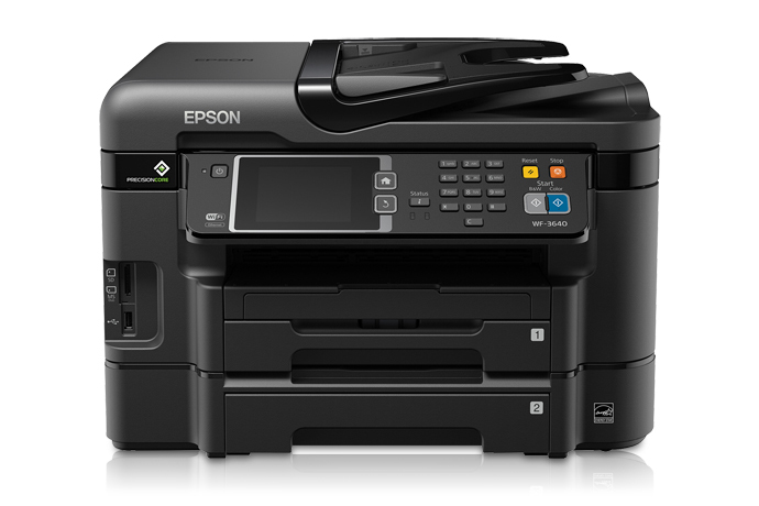  Epson  WorkForce  WF  3640  All in One Printer Inkjet 