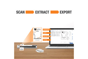 RapidReceipt&trade; Mobile Scanner, RR-70W