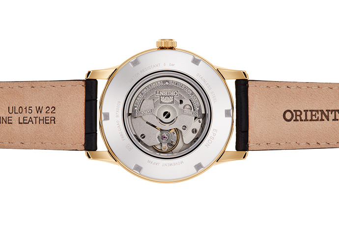 RA-AK0002S | ORIENT: Mechanical Classic Watch, Leather Strap