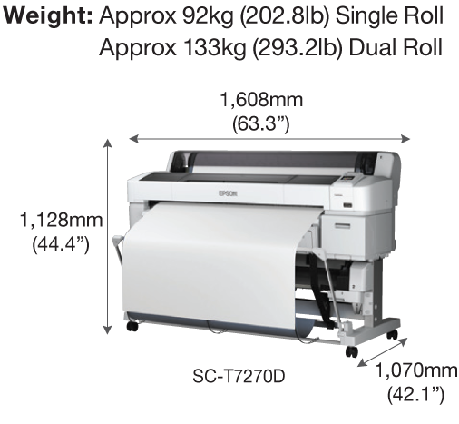 Epson SureColor SC-T7270 Technical Printer