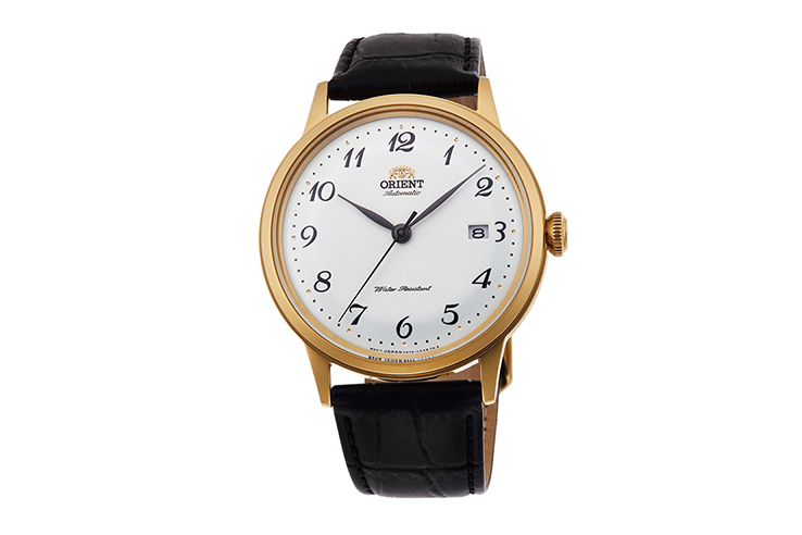 ORIENT: Mechanical Classic Watch, Leather Strap - 40.5mm (RA-AC0002S)
