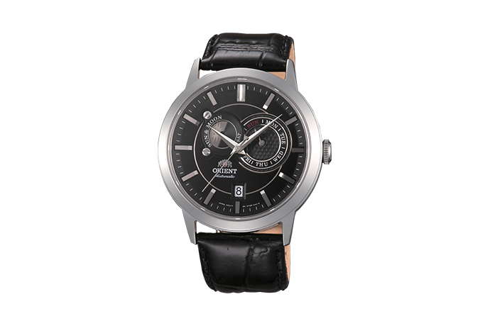 Reloj Orient de hombre con cronógrafo y taquímetro, correa de piel  FTV02003B0.