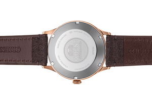 ORIENT: Mechanical Classic Watch, Synthetic leather Strap - 42.0mm (RA-AC0P04Y)