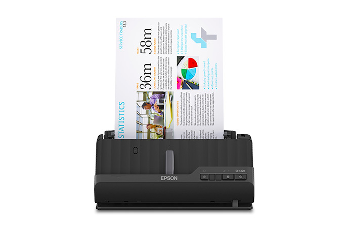 WorkForce ES-C220 Compact Desktop Document Scanner with Auto Document Feeder