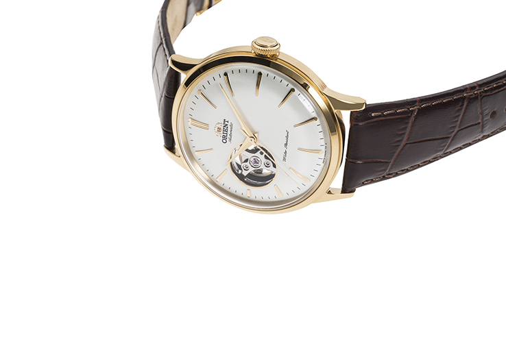 ORIENT: Mechanical Classic Watch, Leather Strap - 40.5mm (RA-AG0003S)