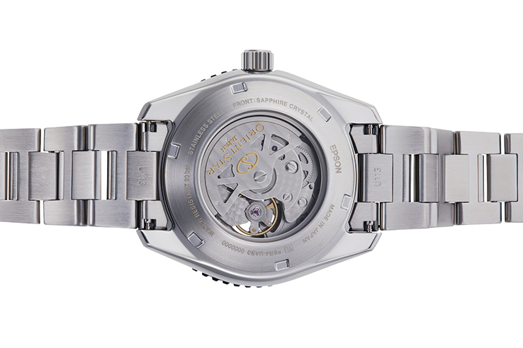 ORIENT STAR: Mechanical Sports Watch, Metal Strap - 43.2mm (RE-AT0101B)