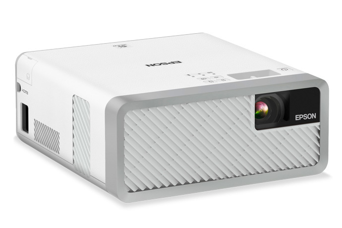 EF-100 Mini-Laser Streaming Projector with Android TV - White 