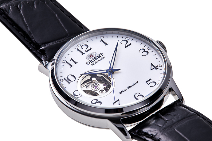 ORIENT: Mechanical Classic Watch, Leather Strap - 41mm (RA-AG0009S)