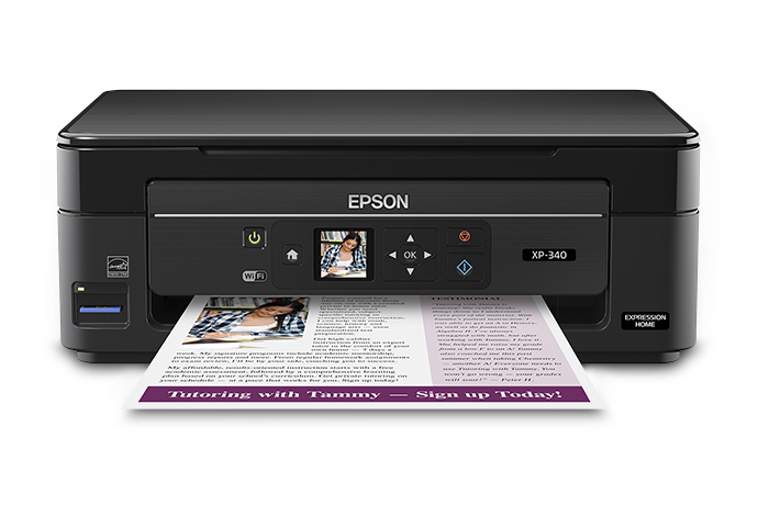 Epson Expression Home XP-340 Small-in-One  All-in-One Printer - Certified ReNew