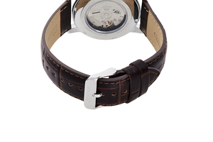 ORIENT: Mechanical Contemporary Watch, Leather Strap - 41.9mm (RA-AA0C06E)