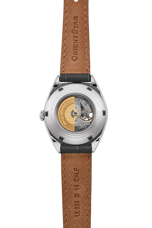 ORIENT STAR: Mechanische Modern Uhr, Kalb Band - 30.0mm (RE-ND0103N)