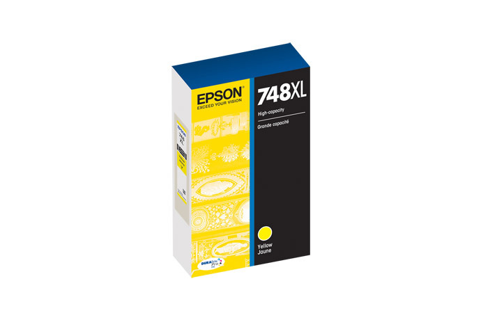 Epson (748) DURABrite Pro High Capacity Yellow Ink Cartridge (4 000 Yield) T748XL420