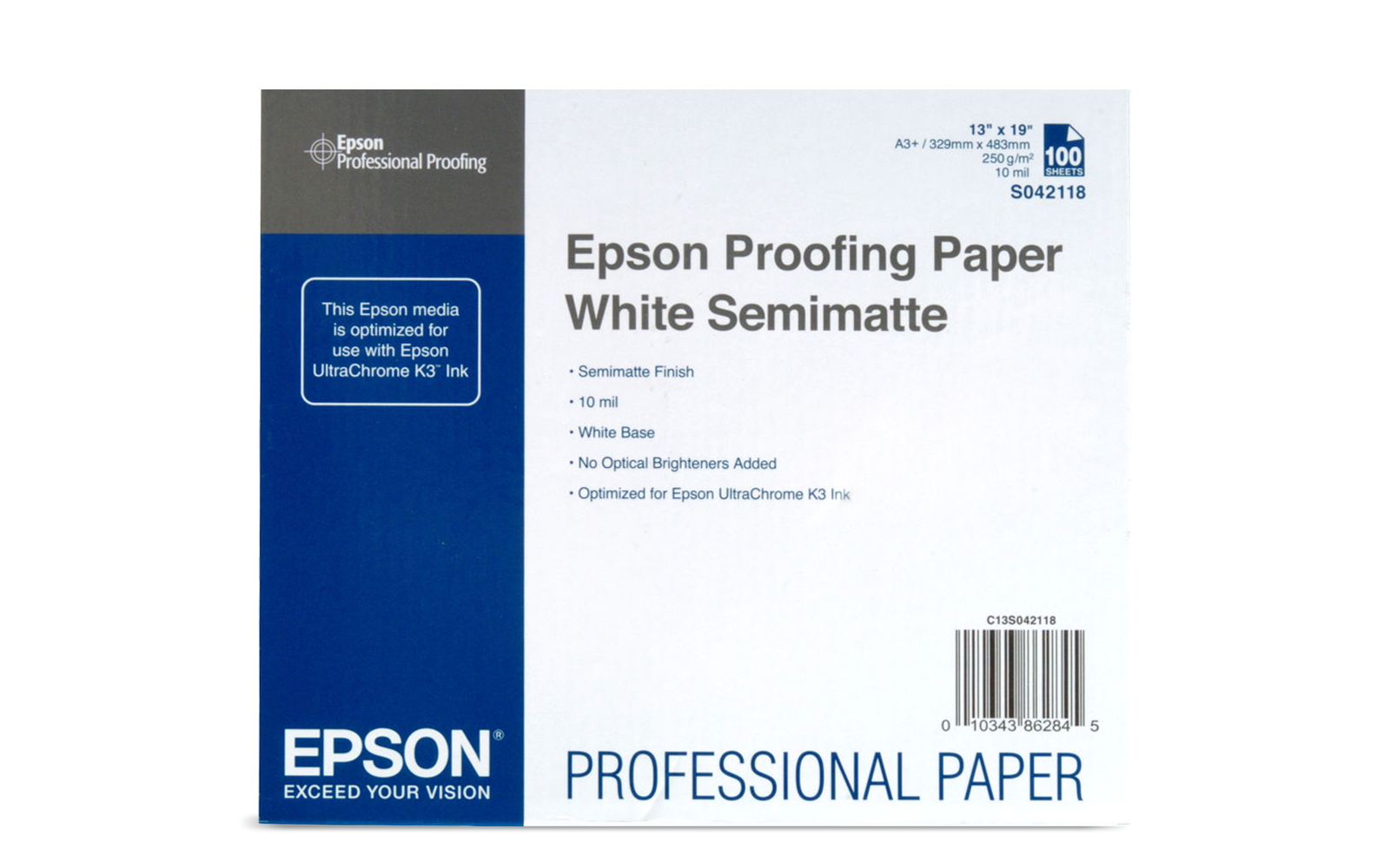 Epson Proofing Paper White Semimatte product package