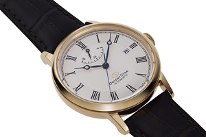 Orient Star: Mecánico Clásico Reloj, Cuero Correa - 38.5mm (AF02001S)