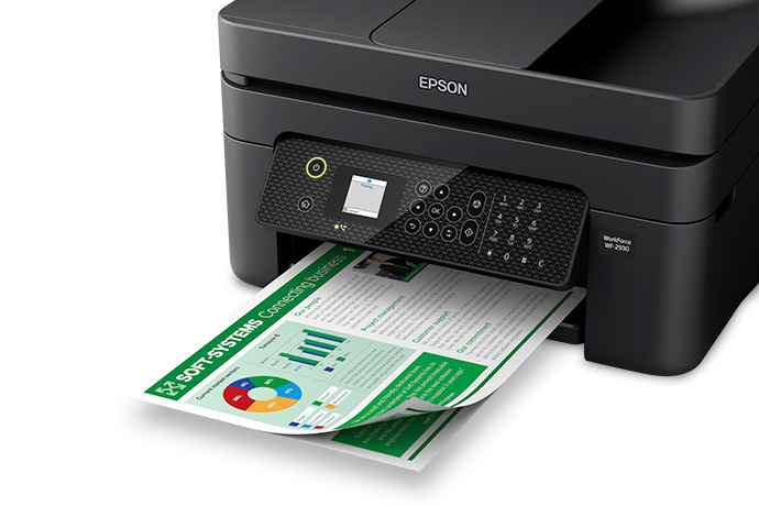 Epson WorkForce WF-2930DWF - imprimante multifonctions jet d'encre couleur  A4 - Wifi Pas Cher