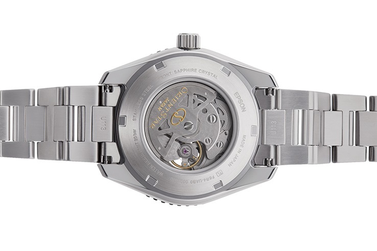 ORIENT STAR: Mechanical Sports Watch, Metal Strap - 43.2mm (RE-AT0107S)