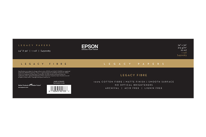 Epson Legacy Fibre, 50', roll