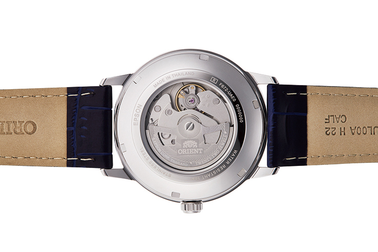 ORIENT: Mechanical Contemporary Watch, Leather Strap - 41.6mm (RA-AC0F06L)