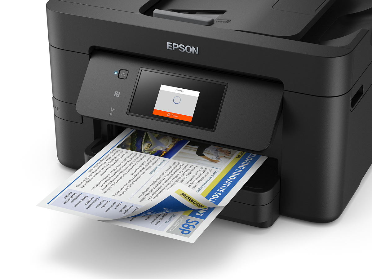 Epson WorkForce WF3721 WiFi Duplex AllinOne Inkjet Printer Business Inkjet Printers