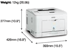 Epson WorkForce AL-M300DN Mono Laser Printer