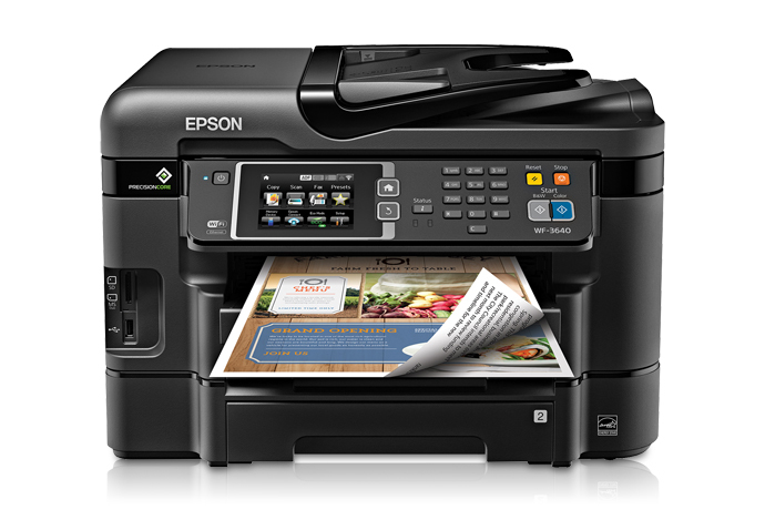 Epson Workforce Wf 3640 All In One Printer Products Epson Us 6217