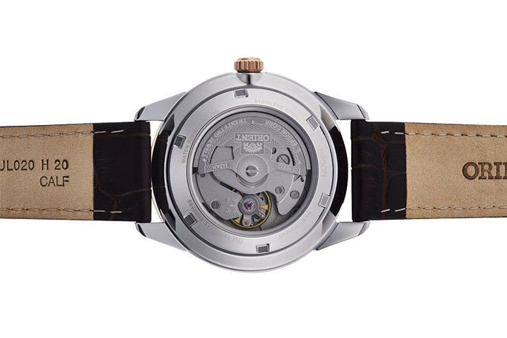 ORIENT: Mechanical Contemporary Watch, Leather Strap - 40.8mm (RA-AX0006S)