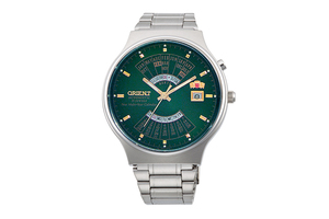 ORIENT: Mechanical Contemporary Watch, Metal Strap - 43.0mm (EU00002F)