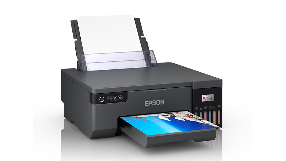 Imprimante photo Epson EcoTank L8050, et DVD grand volume A4, 6 couleurs  sans tracas