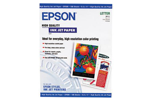 High Quality Ink Jet Paper, 8.3" x 11.7", 100 sheets