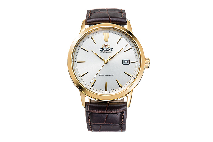 ORIENT: Mechanical Contemporary Watch, Leather Strap - 41.6mm (RA-AC0F04S)