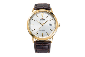 ORIENT: Mechanical Contemporary Watch, Leather Strap - 41.6mm (RA-AC0F04S)