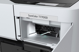 Impressora de grande formato SureColor T7770D CAD/técnica com impressão em rolo duplo e 44 polegadas