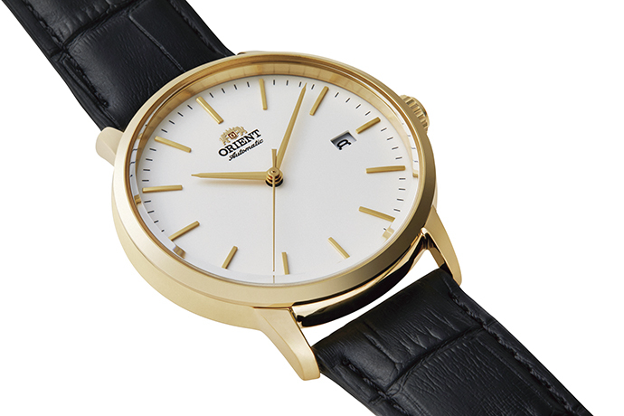 RA-AC0E03S | ORIENT: Mechanical Contemporary Watch, Leather Strap