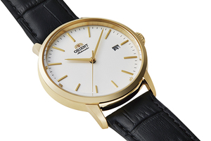 ORIENT: Mechanical Contemporary Watch, Leather Strap - 40.0mm (RA-AC0E03S)