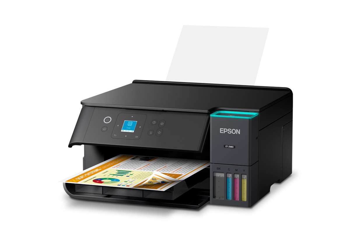 EcoTank ET-2980 Wireless All-in-One Color Supertank Printer – Black