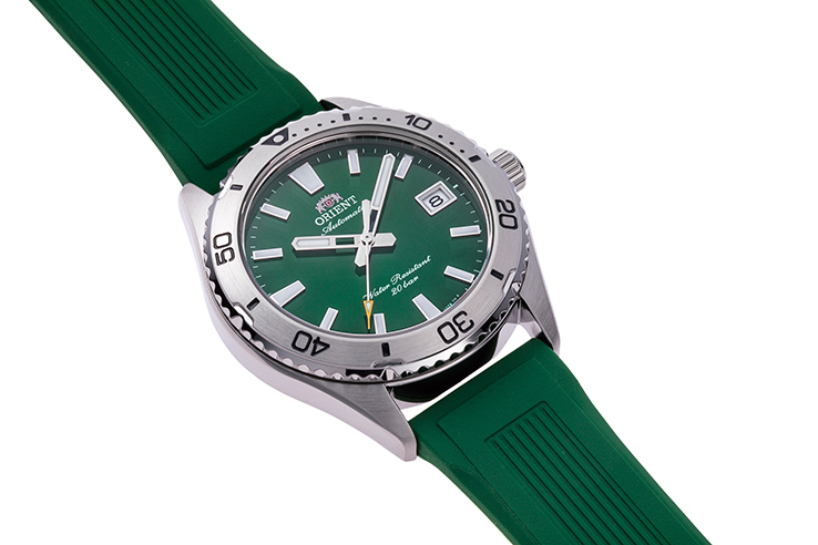 ORIENT: Mechanical Sports Watch, Silicon Strap - 39.9mm  (RA-AC0Q11E)