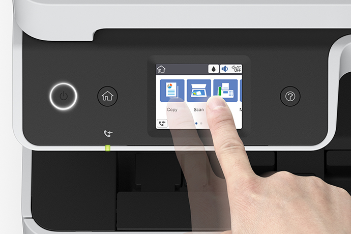 Impresora Multifuncional Epson EcoTank M3170 inalámbrico en blanco y negro  con fax y ADF