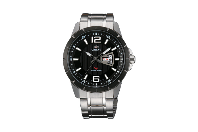 UG1X001B | ORIENT: Quartz Sports Watch, Metal Strap - 43.0mm UG1X001B | ORIENT: Quartz Sports Watch, Metal Strap - 43.0mm